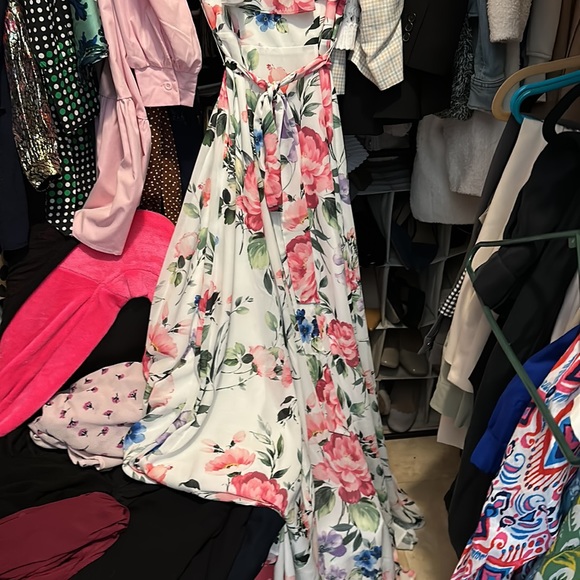 Yumi Kim Maxi Carmen Dress in Splendor Pink - Picture 4 of 4